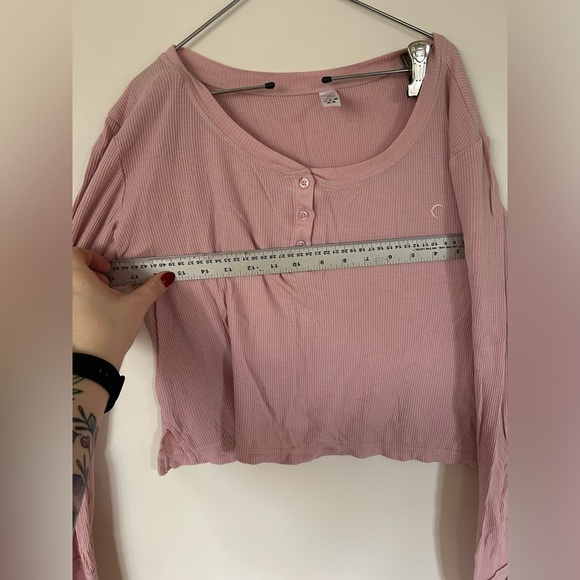 Zyia Pink Waffle Lounge Set​ - Picture 3 of 13